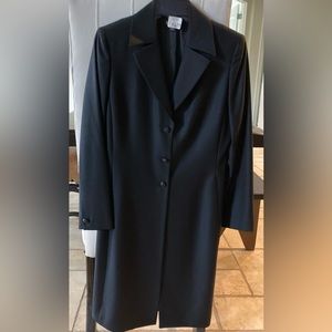 Tahari black evening coat with sparkly buttons
